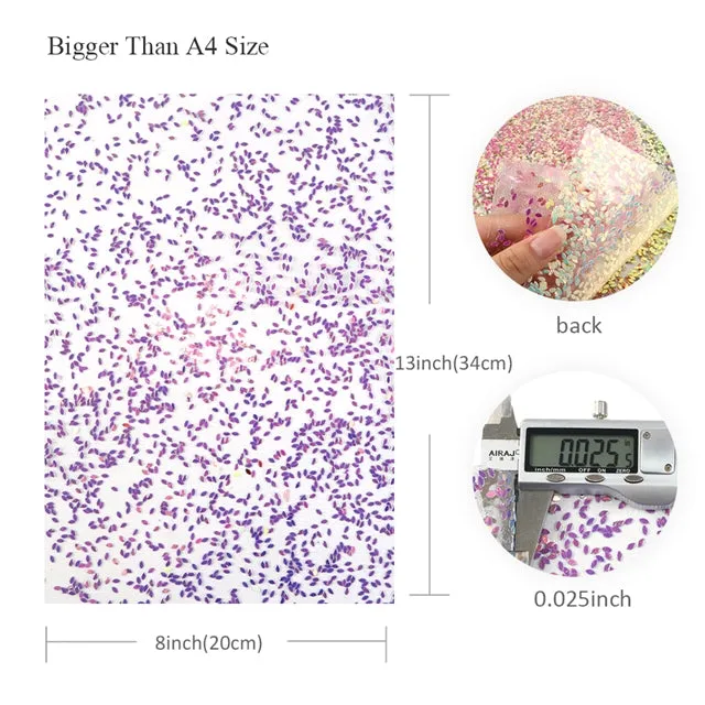 ⋅ Purple Petals⋅ Transparent Confetti ⋅ Bow Making Craft Sheets ⋅