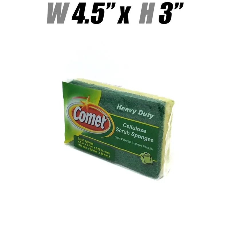 00166 - Comet Heavy Duty Cellulose Scrub Sponge