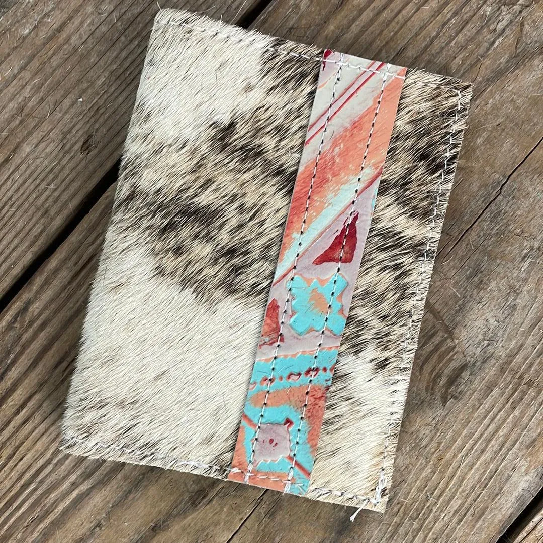 068 Passport Cover - Brindle w/ Fiesta Navajo