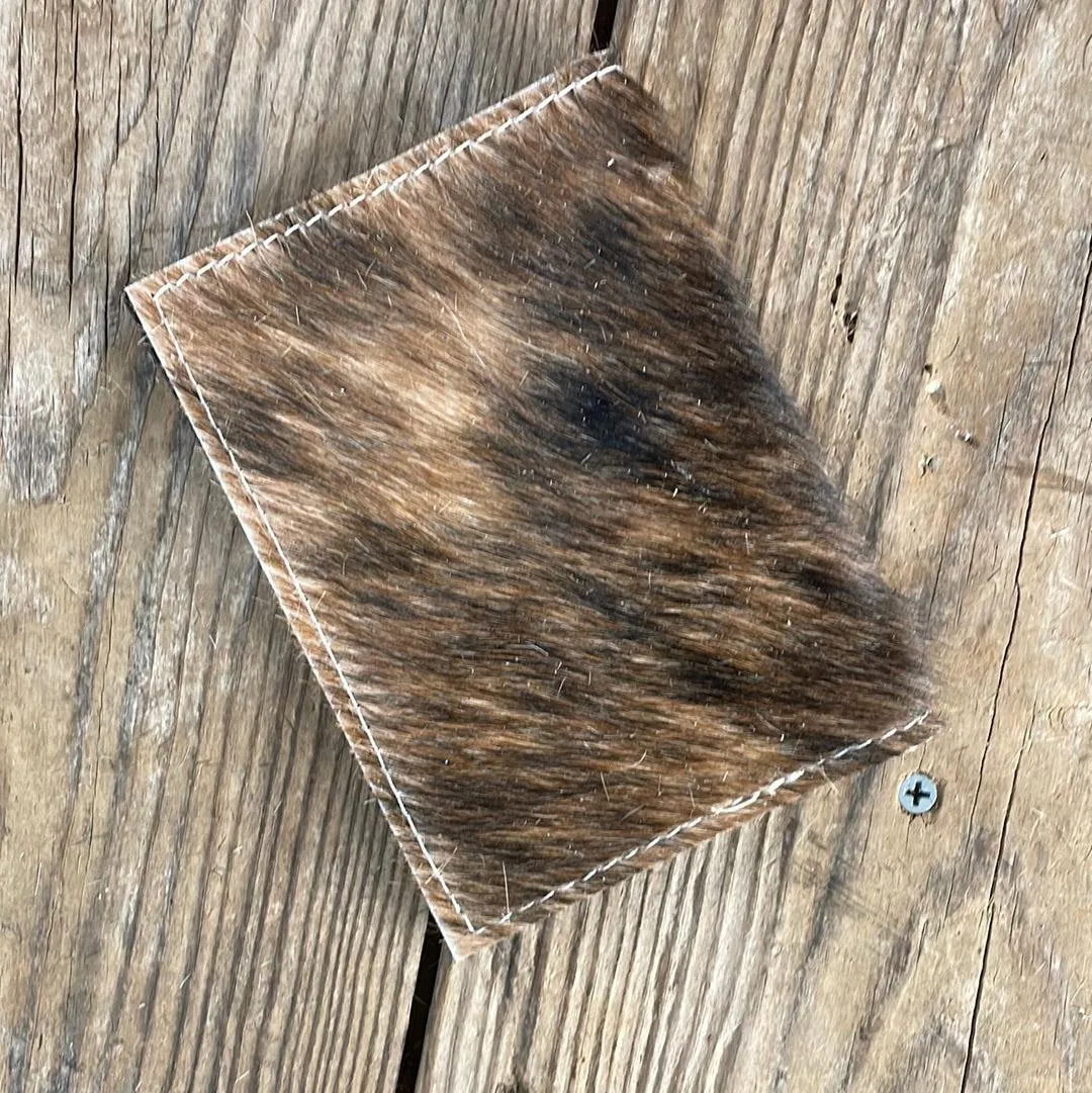 079 Passport Cover - Brindle w/ Grapefruit Tool