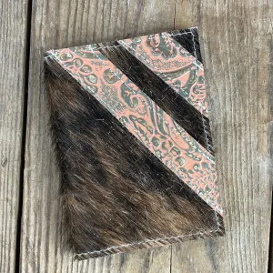 079 Passport Cover - Brindle w/ Grapefruit Tool