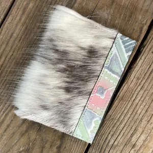 084 Passport Cover - Tricolor w/ Watermelon Wine