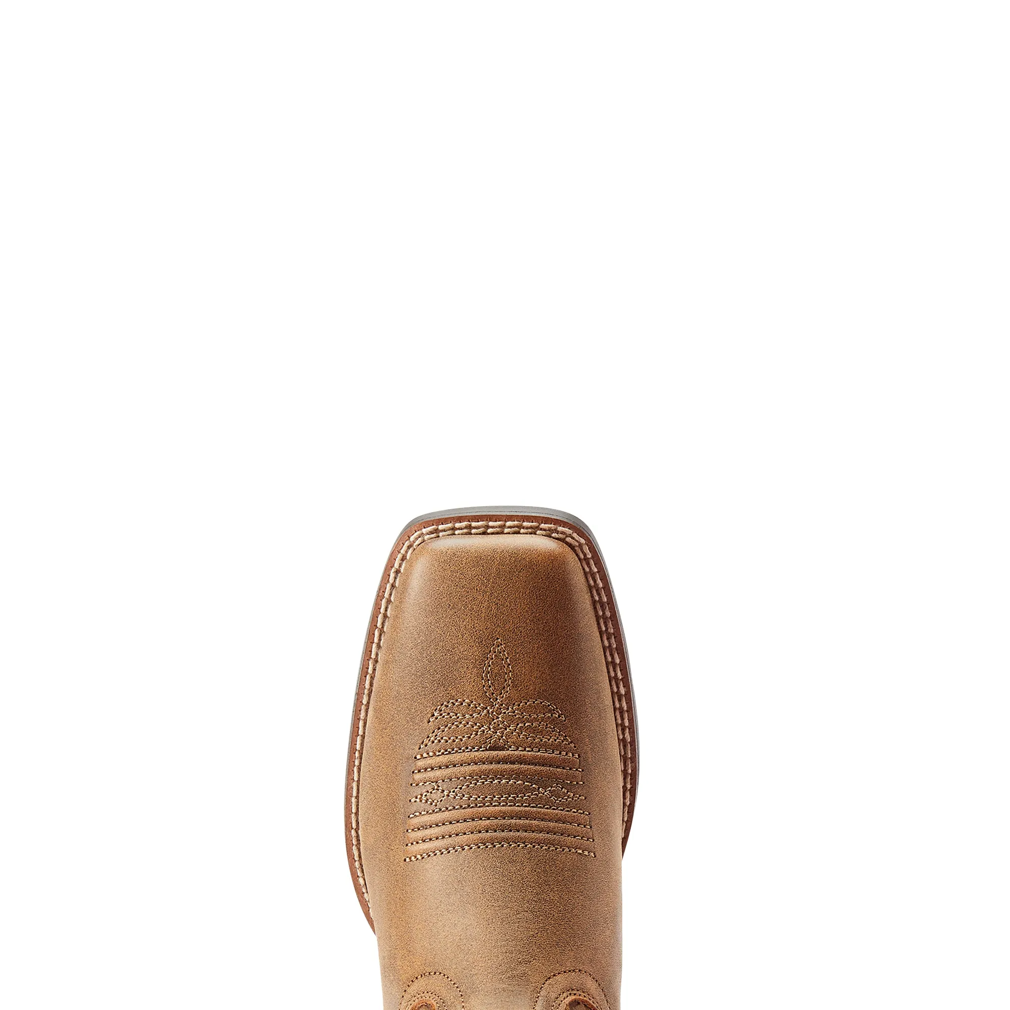 10044431 Ariat Women's Round Up Wide Square Toe Bare brown/ Copper Blanket Emboss