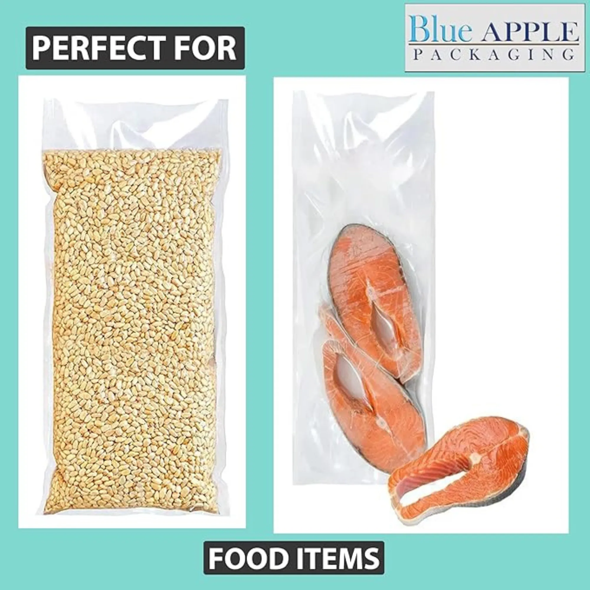 10X15 inches Vacuum Pouches Laminated 3 Mil Poly-Nylon (PN)