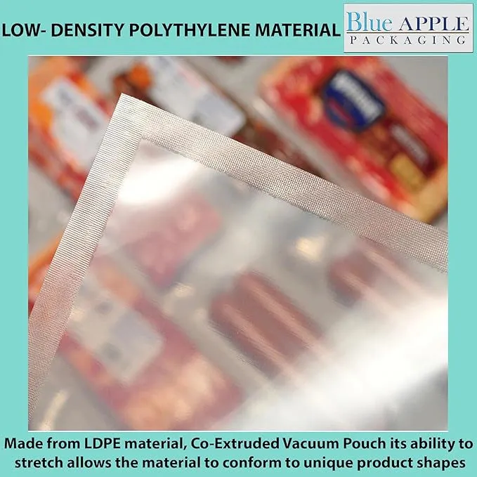 12X18 inches Vacuum Seal Bags for Food Packaging 3 Mil Co-Extruded