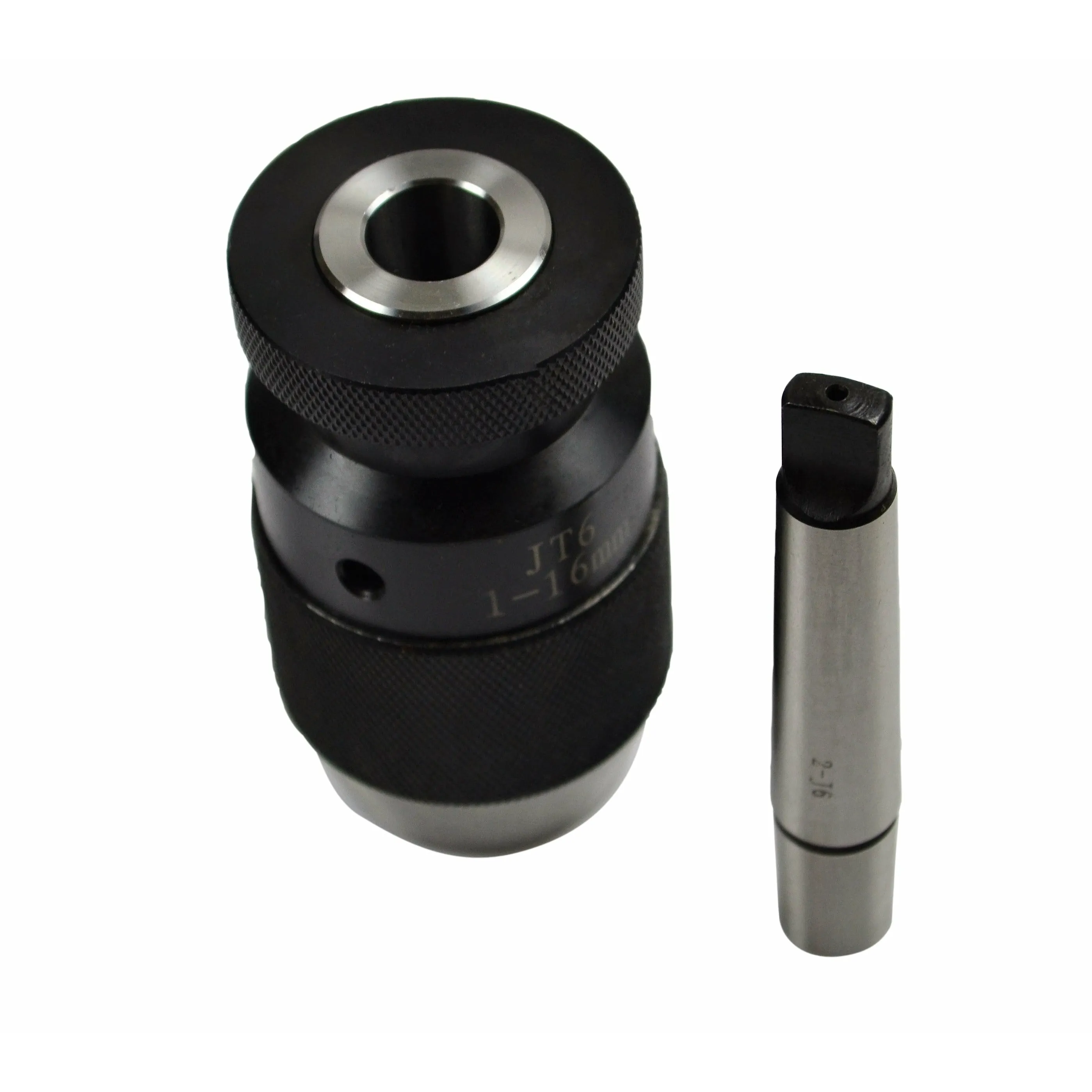 1/32-5/8" or 1-16mm Keyless Drill Chuck with MT2/JT6 Arbor with Tang