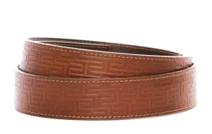 1.5" Light Brown Vegetable Tanned Leather - Signature Strap