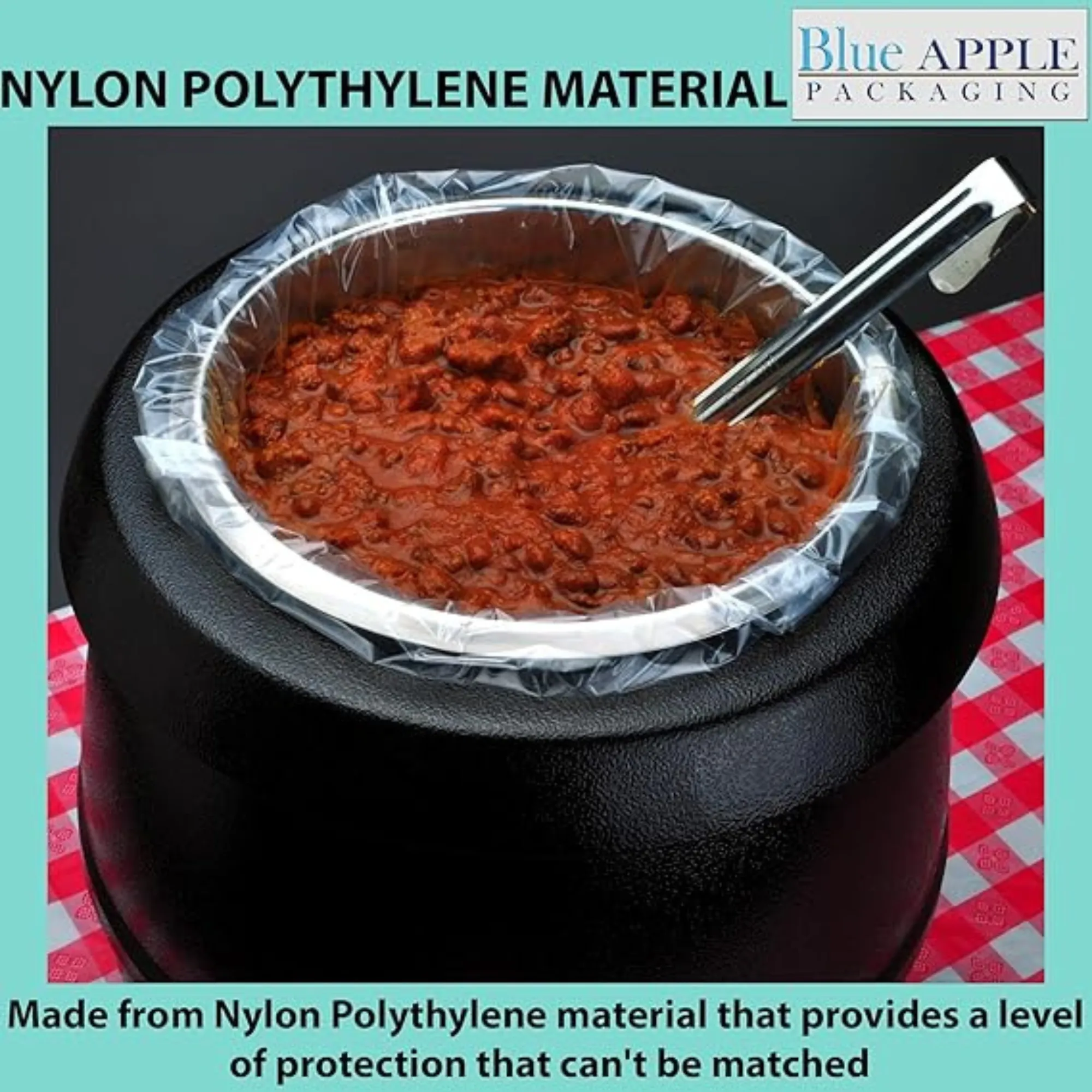 19X14 inches Pan Liners Poly Nylon 1 Mil Third and Quarter Pans Med and Deep PN