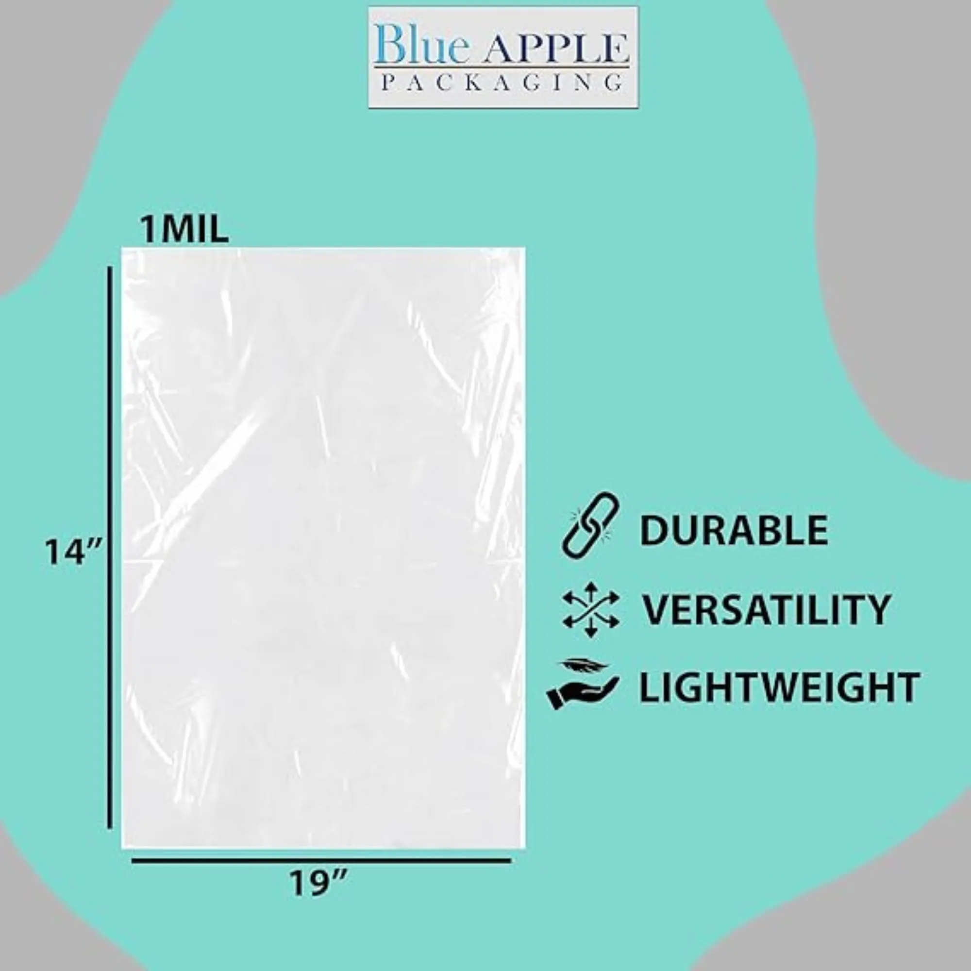 19X14 inches Pan Liners Poly Nylon 1 Mil Third and Quarter Pans Med and Deep PN