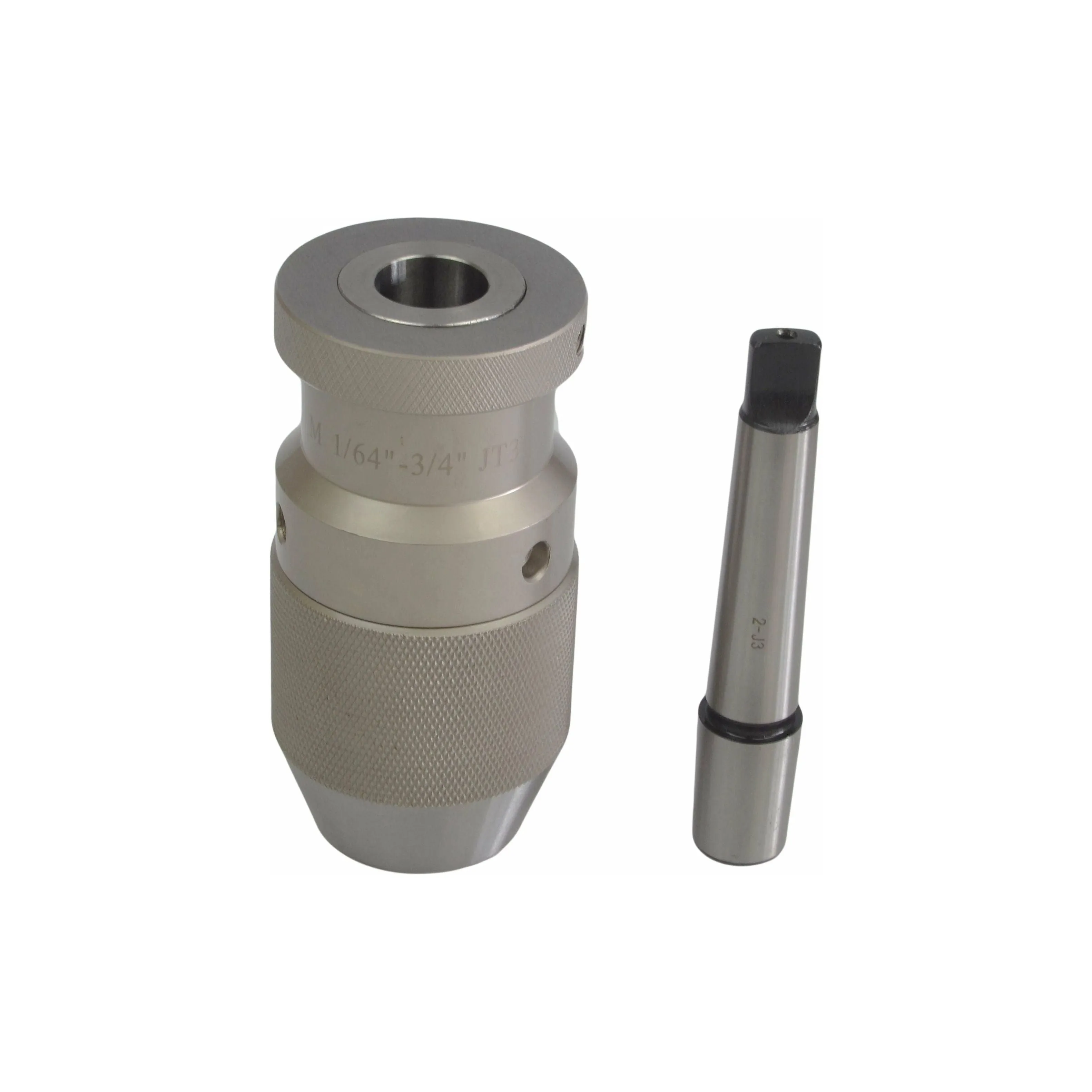3/16"-3/4" JT3 Keyless Drill Chuck MT2 Arbor with Tang M Series