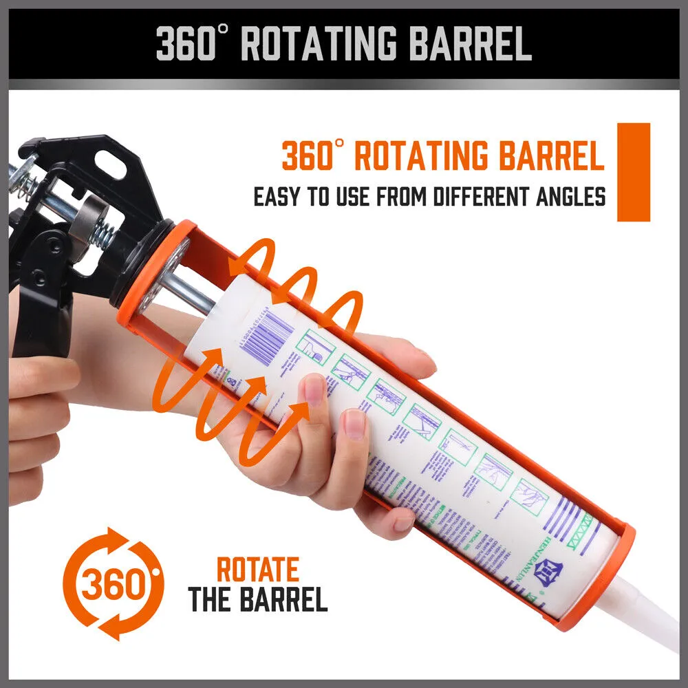 9" Heavy Duty Caulking Gun