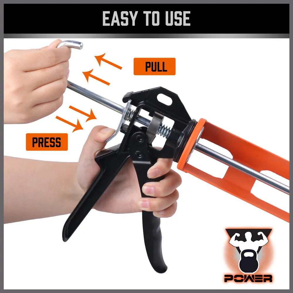 9" Heavy Duty Caulking Gun