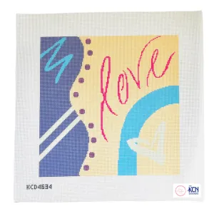 Abstract Love Printed Canvas