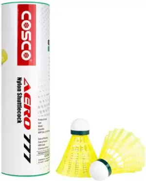Aero 777 Nylon Shuttle - Green  (Pack of 6)