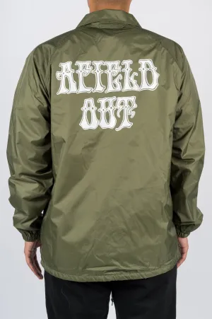 AFIELD OUT LANDSCAPE COACH JACKET ARMY GREEN