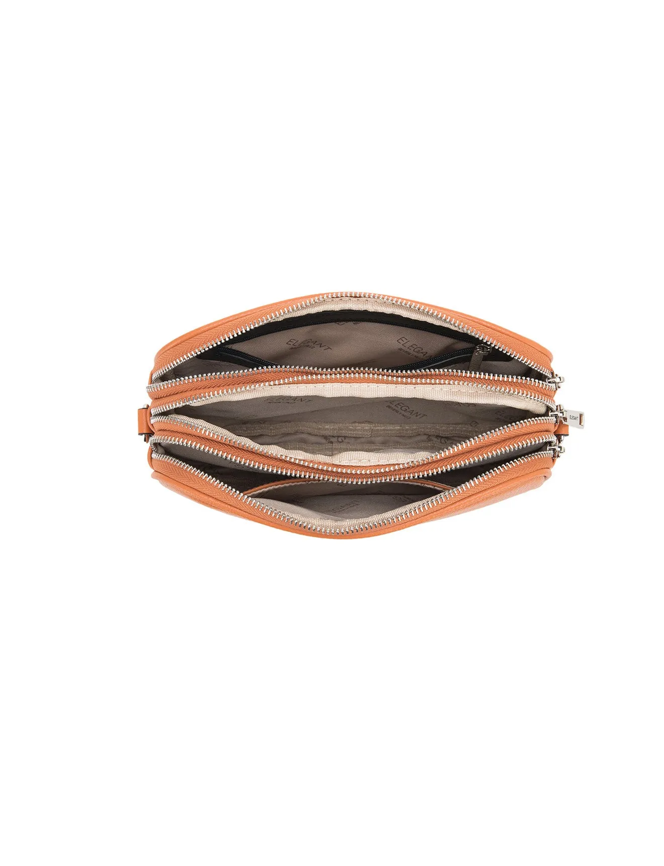 ALLY TRIPLE COMPARTMENT CROSSBODY -E1-0811A-APR- SALE