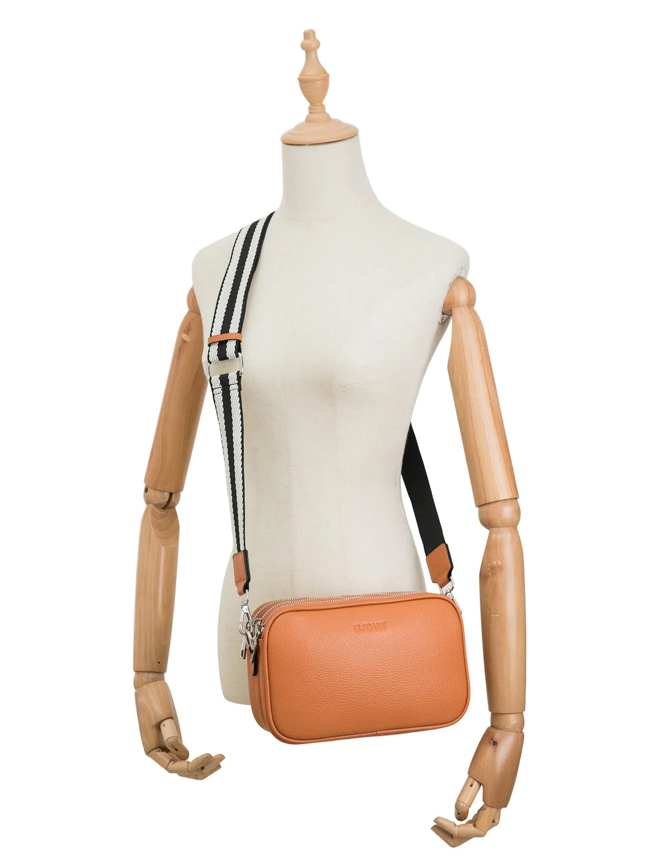 ALLY TRIPLE COMPARTMENT CROSSBODY -E1-0811A-APR- SALE