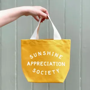Alphabet Bags Little Canvas Bag - Sunshine Appreciation Society