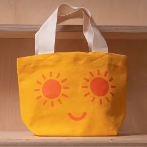 Alphabet Bags Little Canvas Bag - Sunshine Eyes