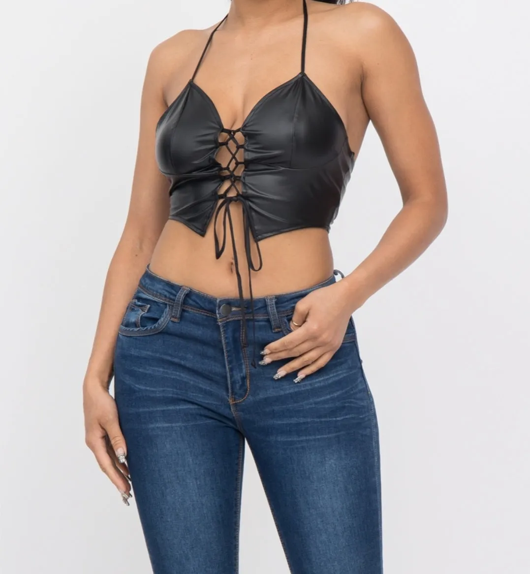 Amber Cropped Halter