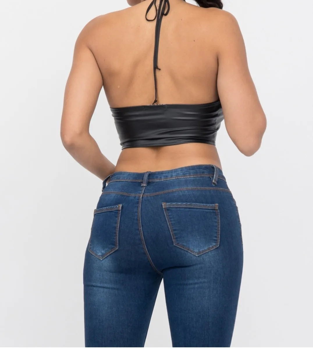 Amber Cropped Halter