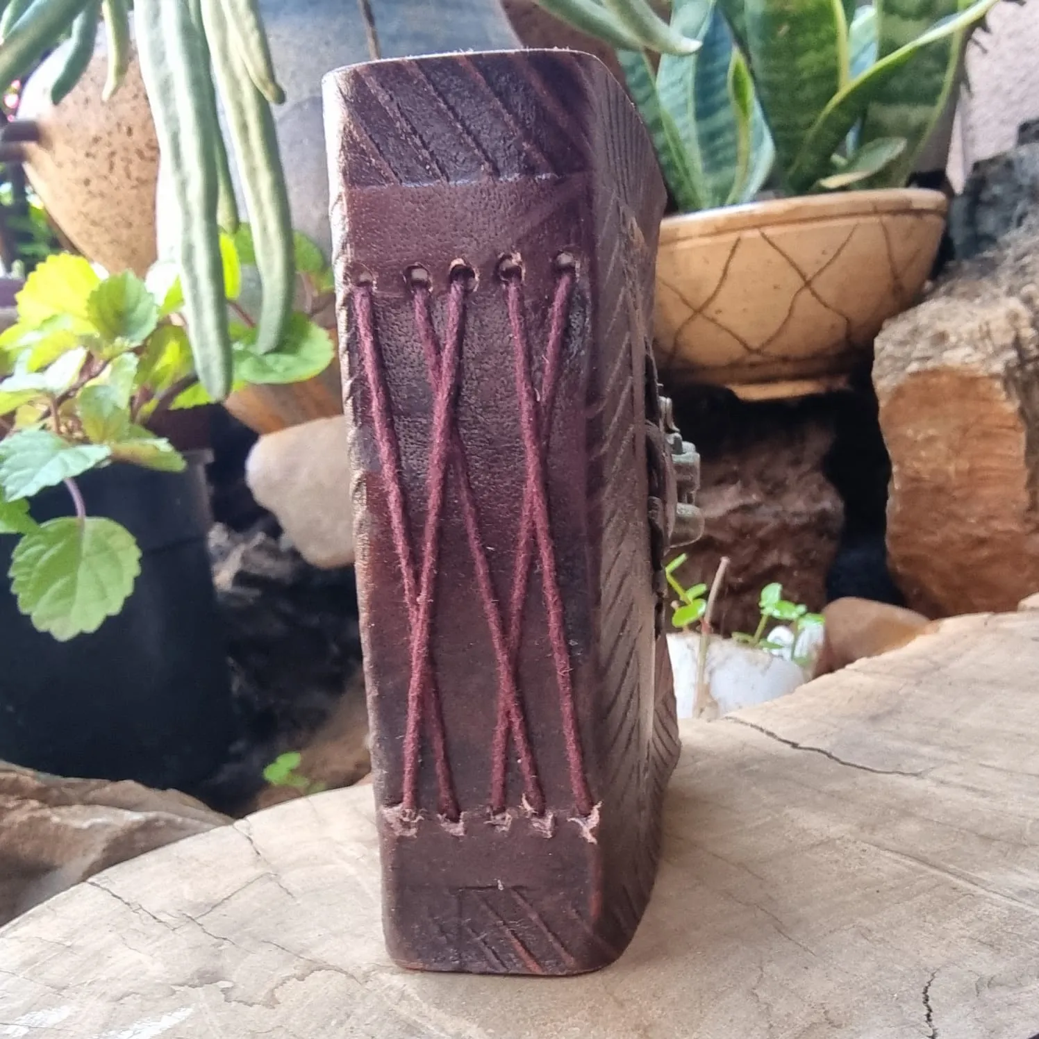Amethyst Leather Journal ( Mini )