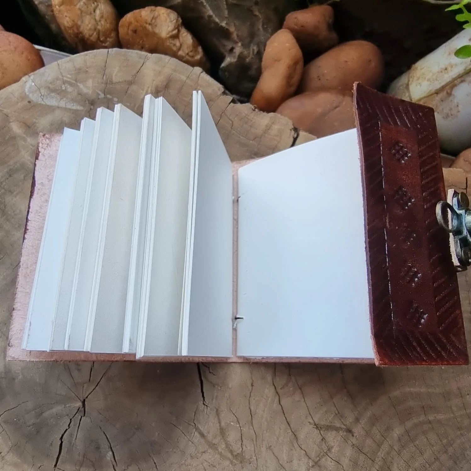 Amethyst Leather Journal ( Mini )