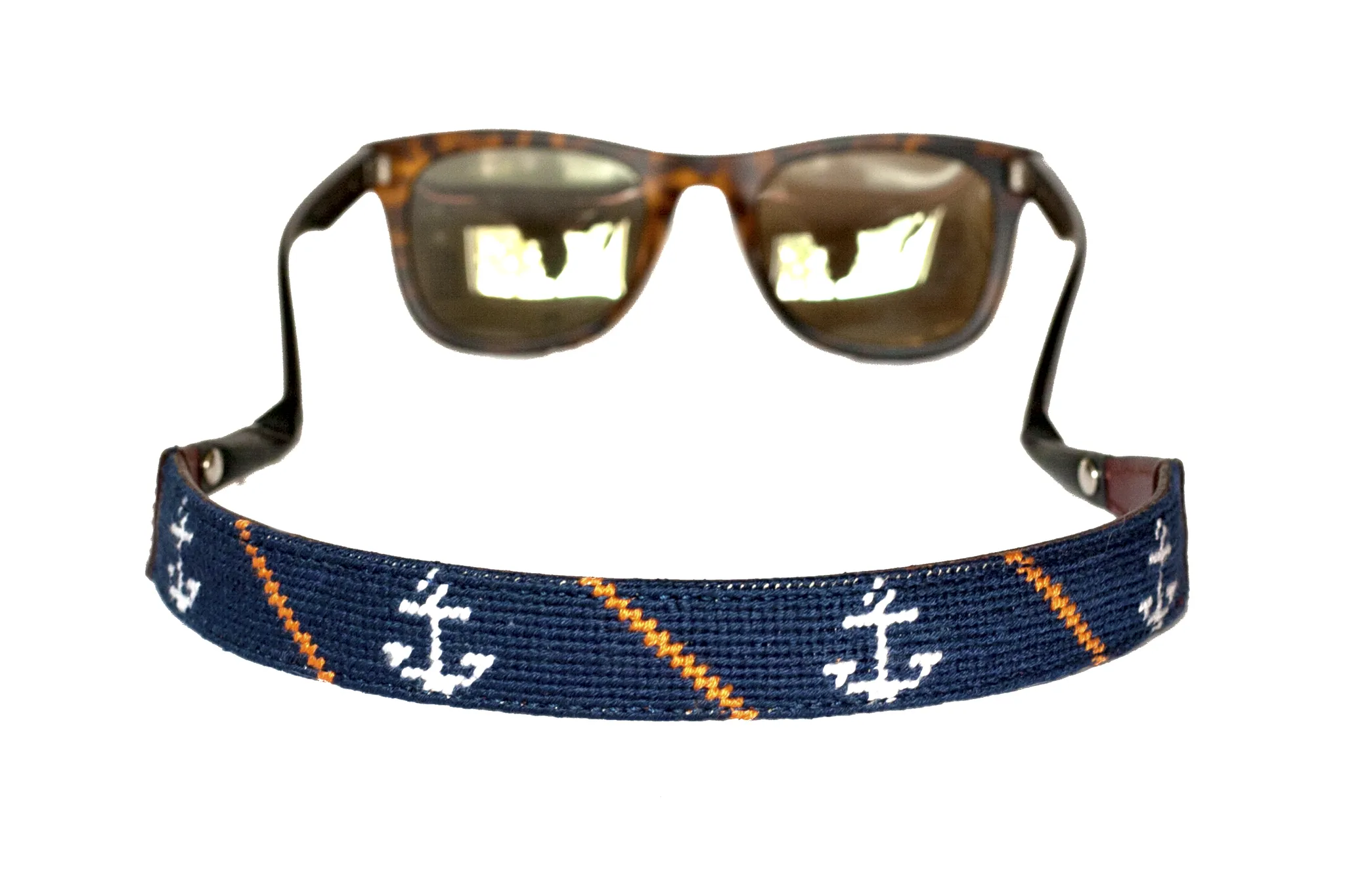 ANCHOR AND STRIPE NEEDLEPOINT SUNGLASS STRAPS™