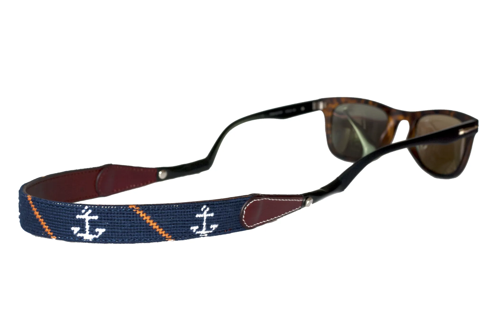 ANCHOR AND STRIPE NEEDLEPOINT SUNGLASS STRAPS™