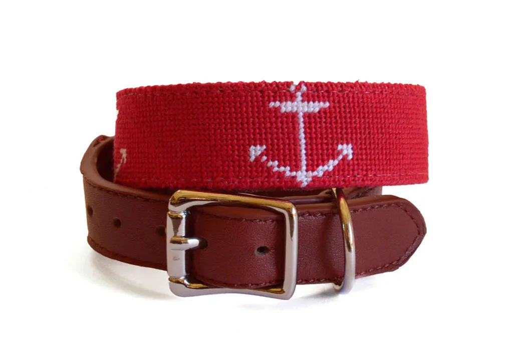ANCHOR NEEDLEPOINT DOG COLLAR™