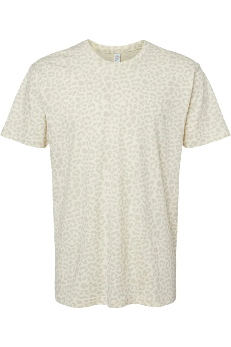 Arched Yeehaw Leopard Fine Jersey Tee