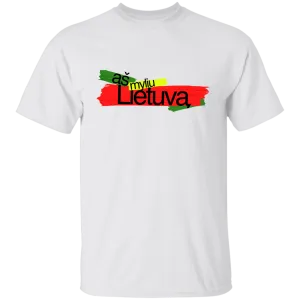 As Myliu Lietuva - Boys/Girls Youth Classic Short Sleeve T-Shirt