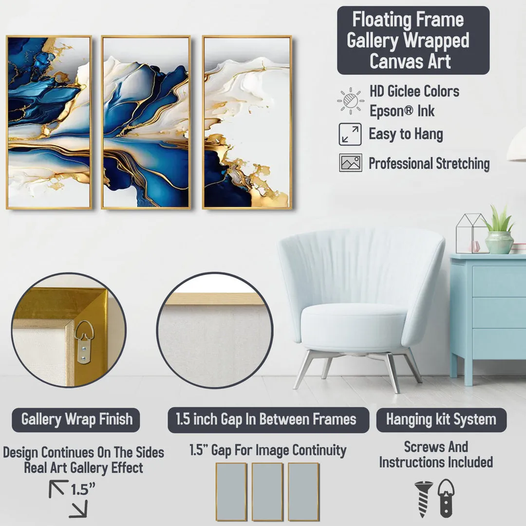 Asian Forest - Cabin & Lodge Framed Canvas Wall Art Set Of 3 Millwood Pines Frame Color: White Framed Size: 36" W x 20" H