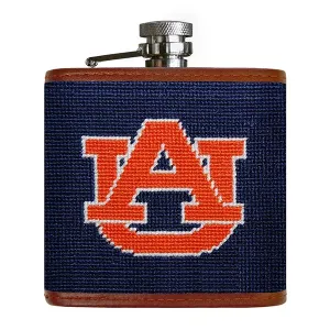 Auburn Needlepoint Flask