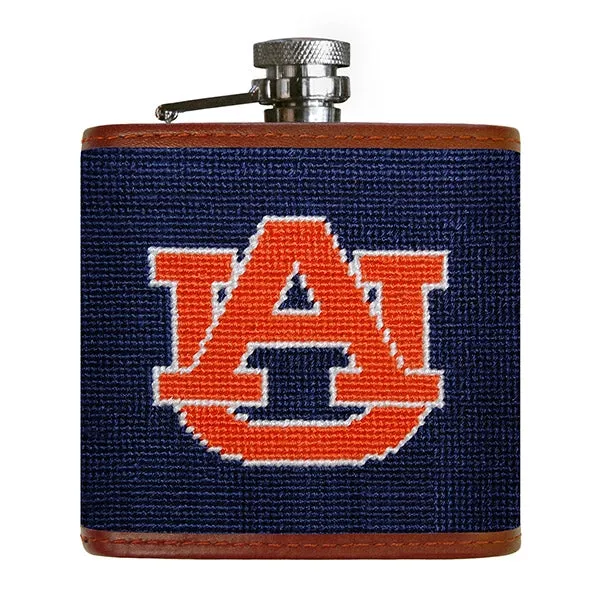 Auburn Needlepoint Flask