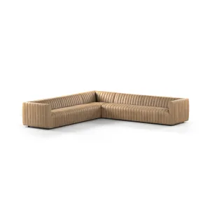 Augustine 3 Pc 126" Sectional Sofa - Palermo Drift