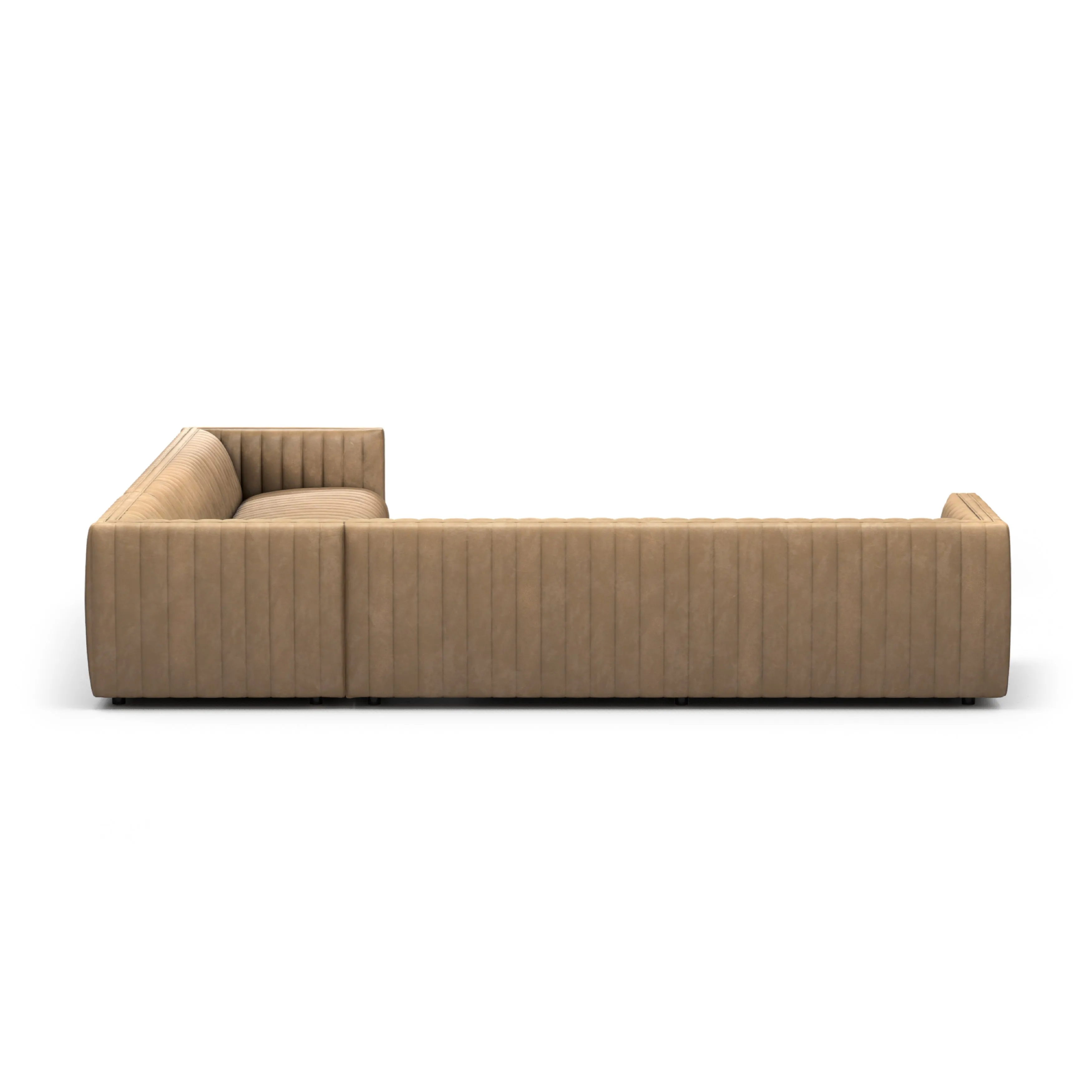 Augustine 3 Pc 126" Sectional Sofa - Palermo Drift