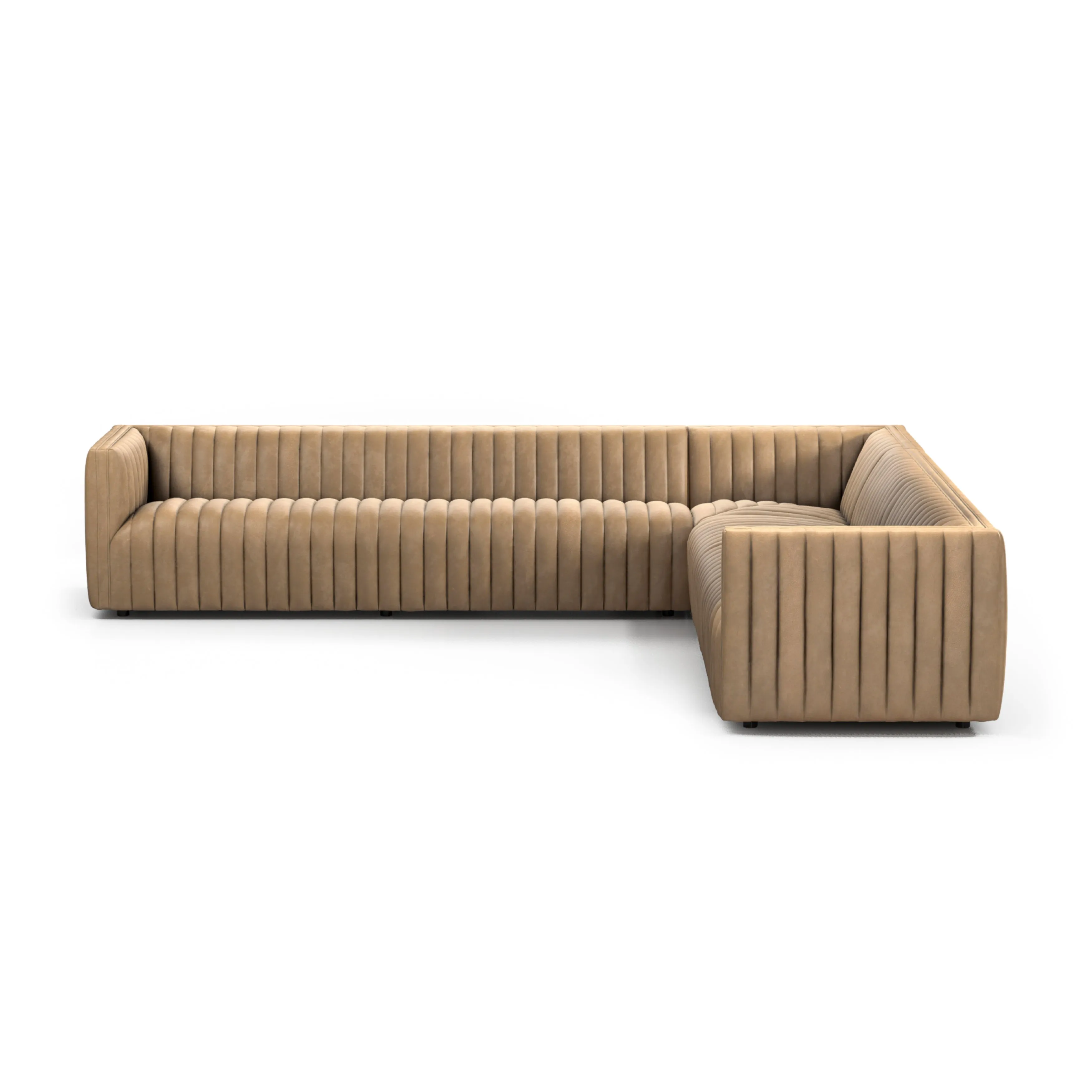 Augustine 3 Pc 126" Sectional Sofa - Palermo Drift