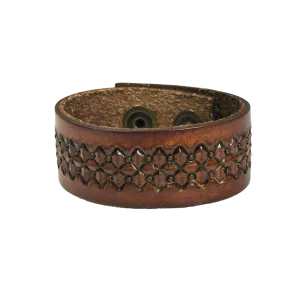 AW004-ME Antique Narrow Wristband- Mesh Pattern