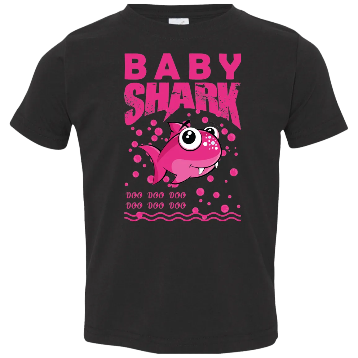 Baby Shark Toddler Tee (Pink Shark)
