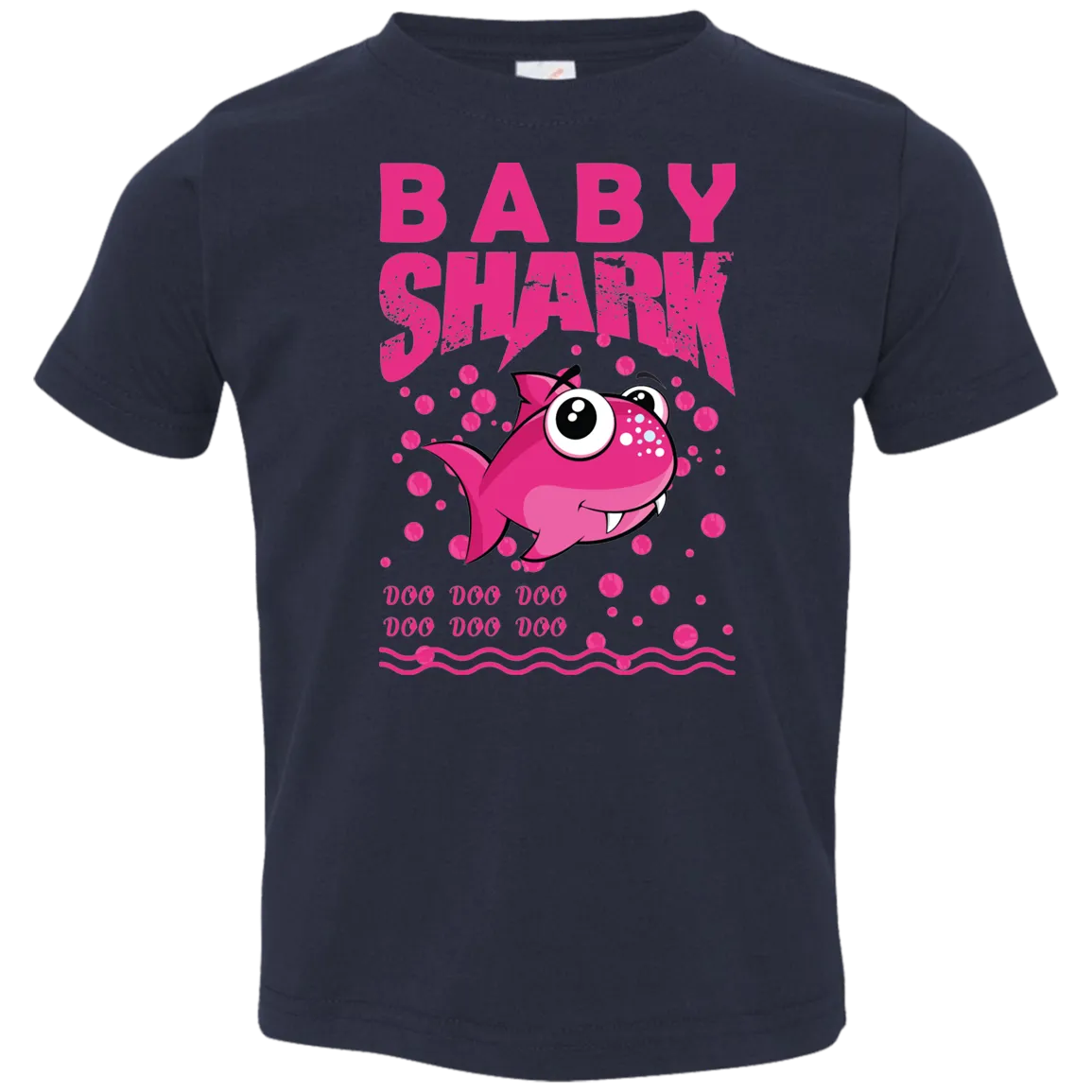 Baby Shark Toddler Tee (Pink Shark)