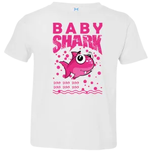Baby Shark Toddler Tee (Pink Shark)