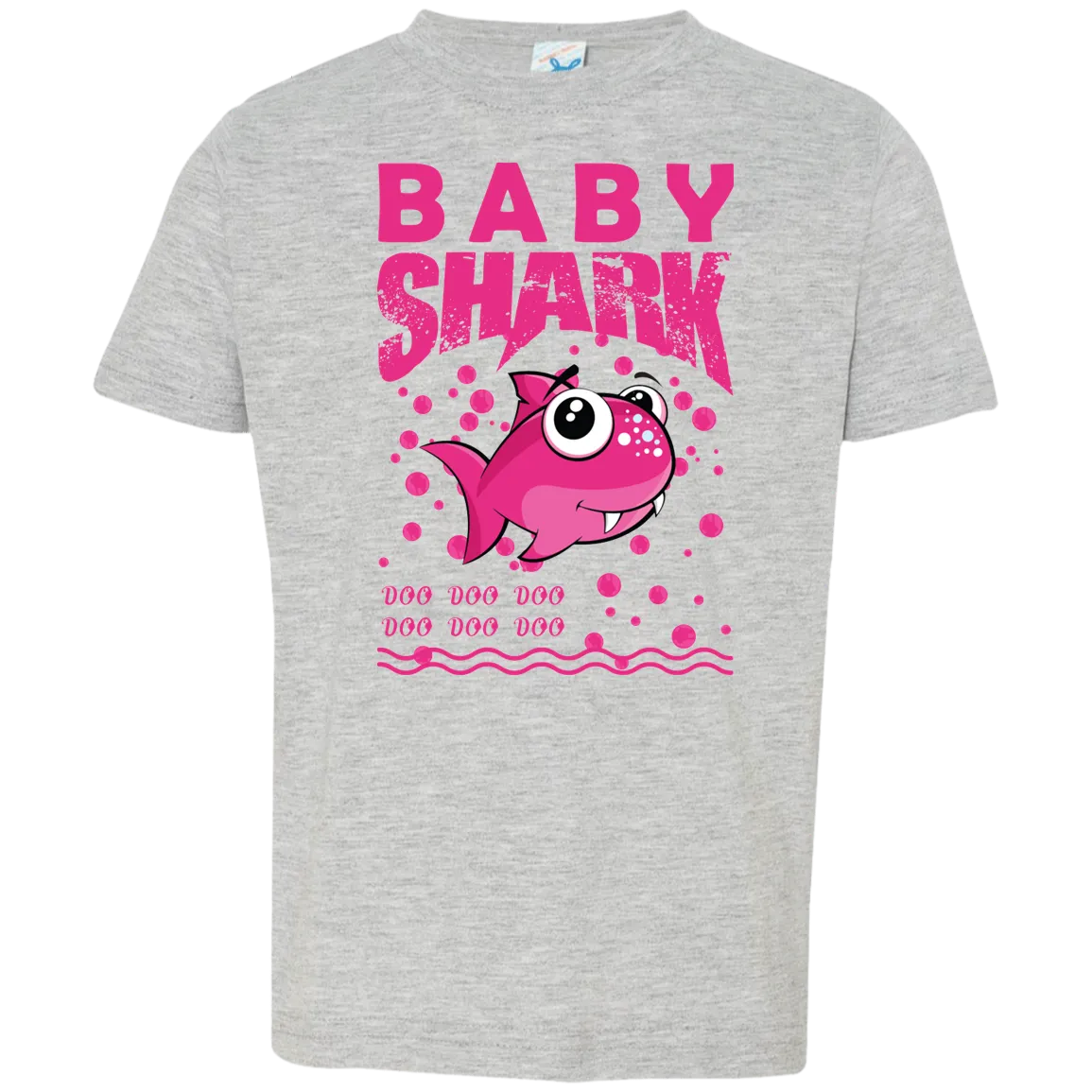 Baby Shark Toddler Tee (Pink Shark)