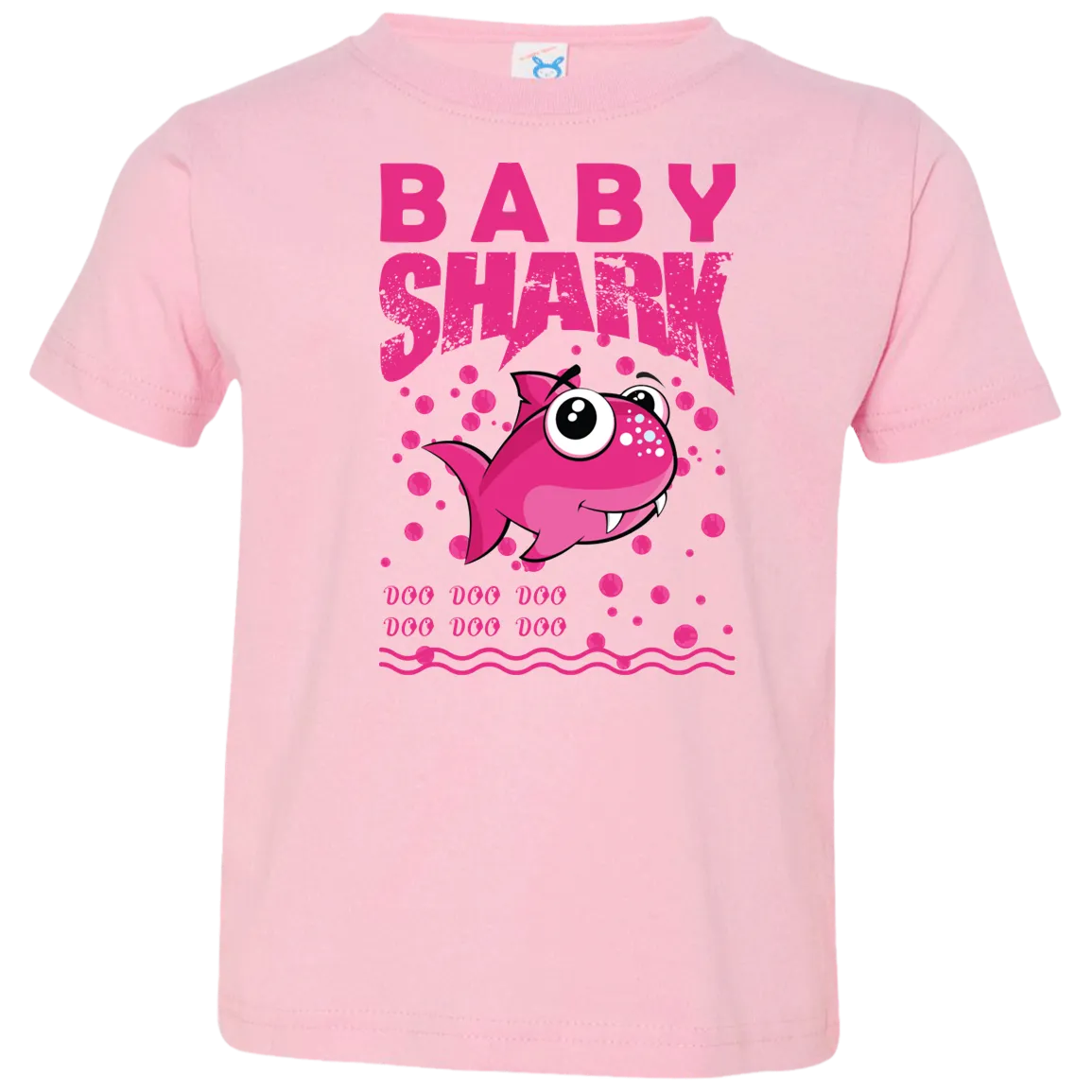 Baby Shark Toddler Tee (Pink Shark)