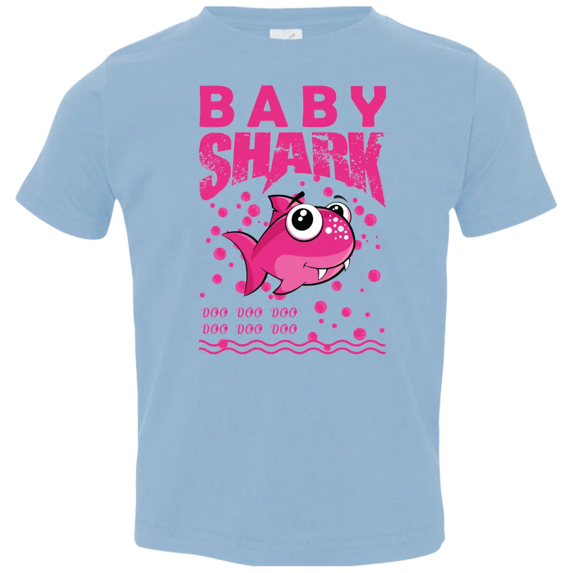 Baby Shark Toddler Tee (Pink Shark)