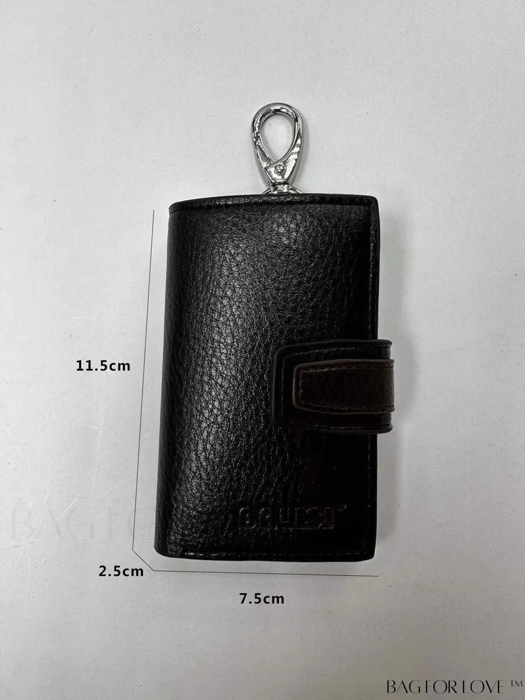 BagForLove - Litchi Embossed Key Bag: Multi-Purpose Wallet & Home Key Organizer