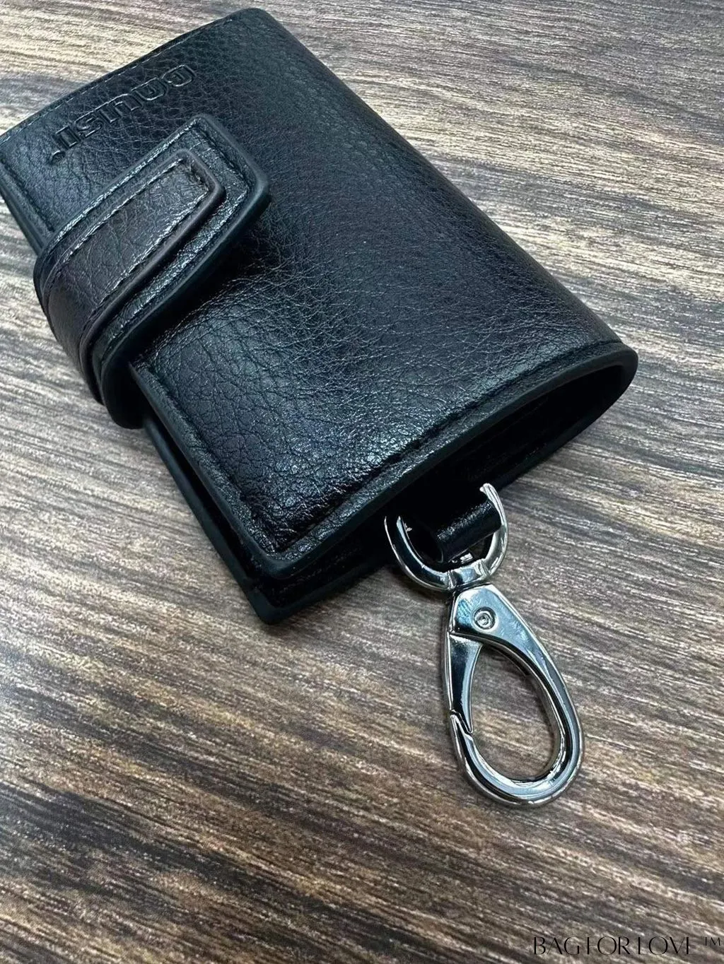 BagForLove - Litchi Embossed Key Bag: Multi-Purpose Wallet & Home Key Organizer
