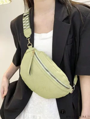 BagForLove - Litchi Embossed PU Fanny Pack - Stylish and Functional