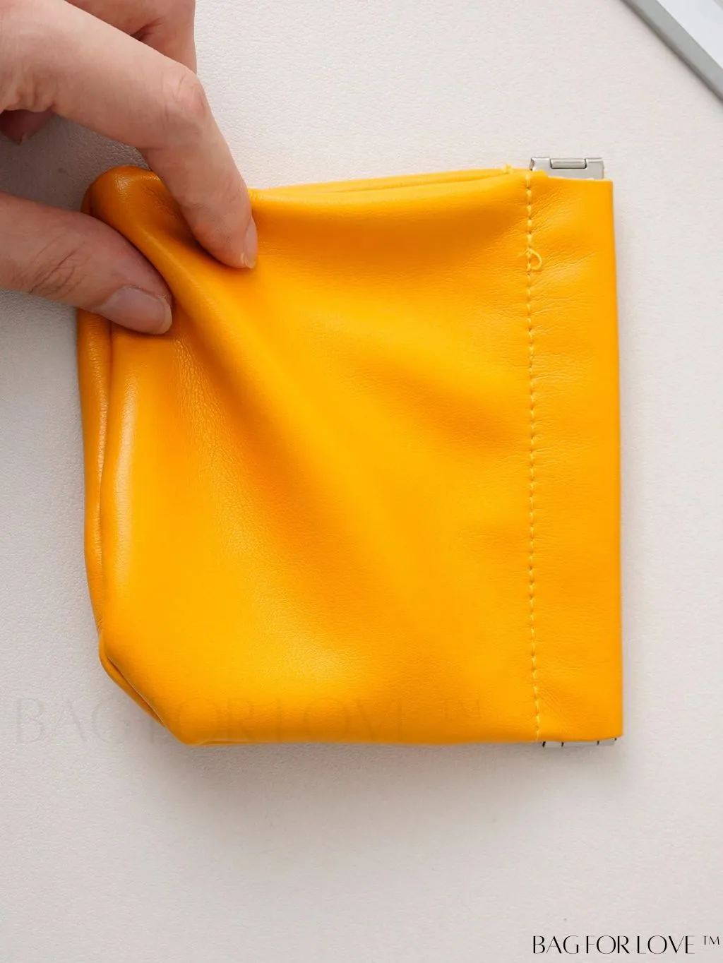 BagForLove - Mint Blue Letter Embossed Makeup Storage Bag - College Dorm Essential and Stuff Bag