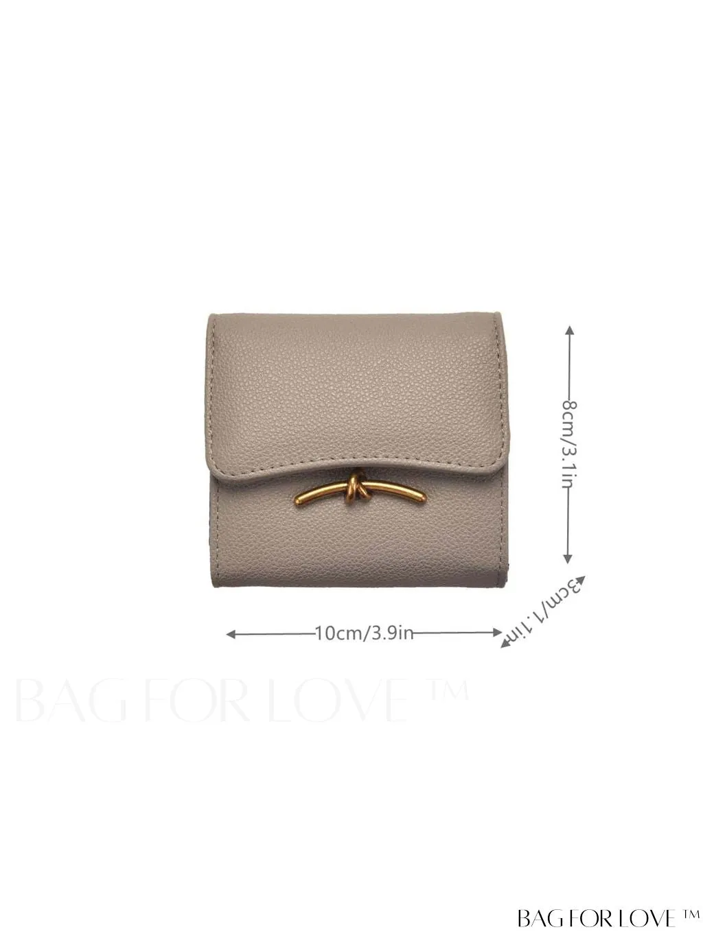 BagForLove - Stylish Metal Embossed Green Litchi PU Card Holder with Classic Design